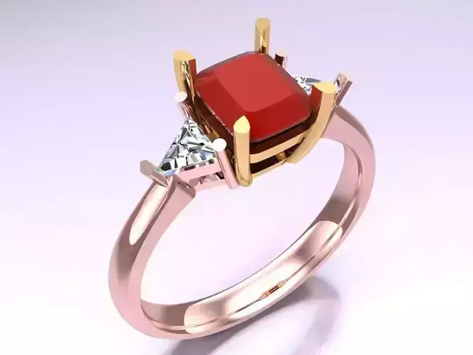 Rectangular Stone Rings - Womens Rings - N352244