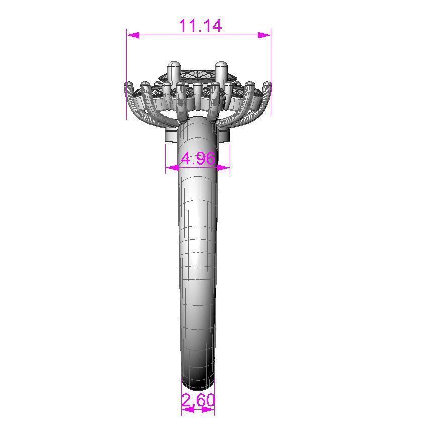 jewelry engagement ring gem oval 6x4mm 036ct Printable STL 3D print model_8
