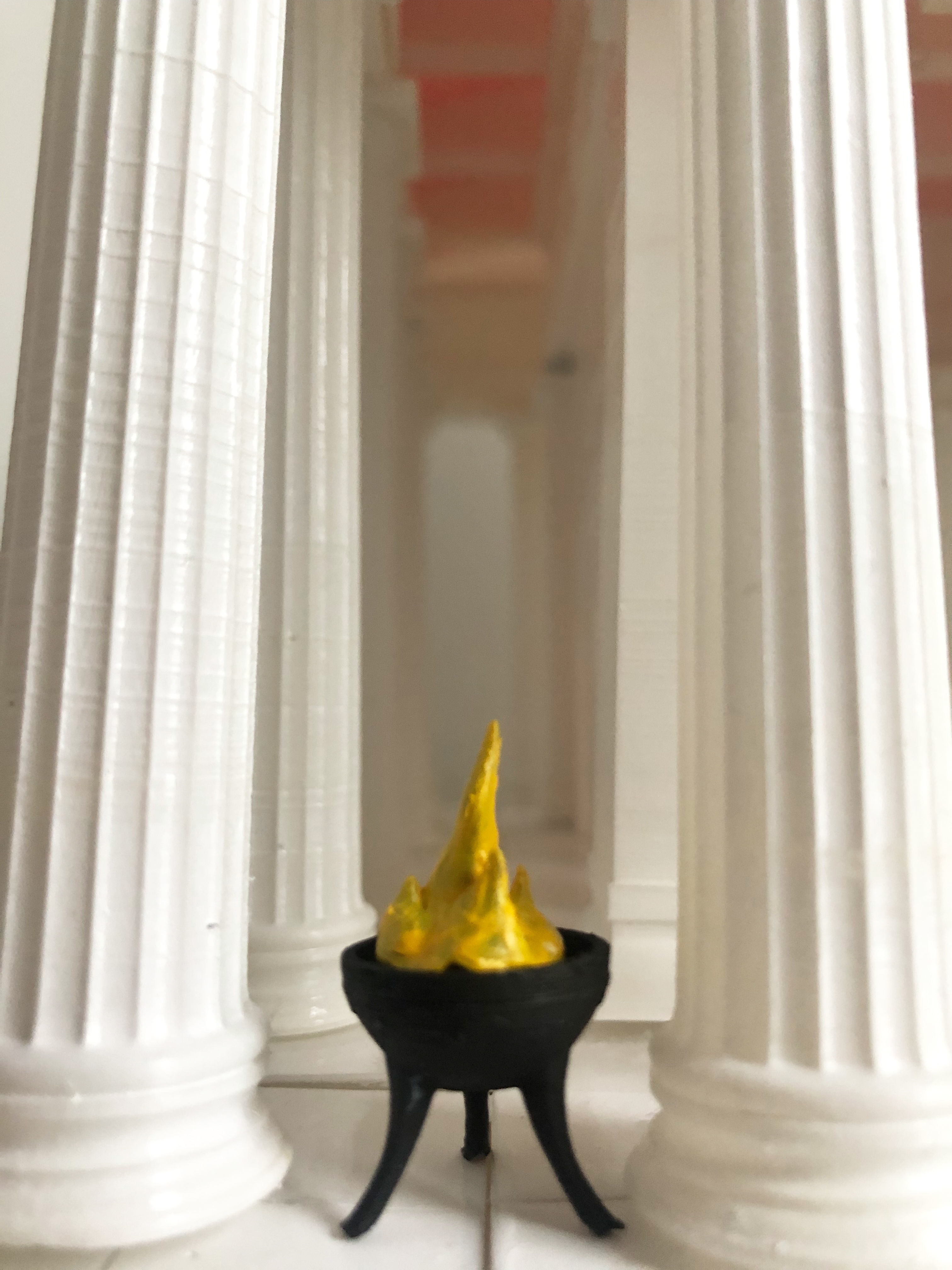 Greek temple modular 3D print model_25