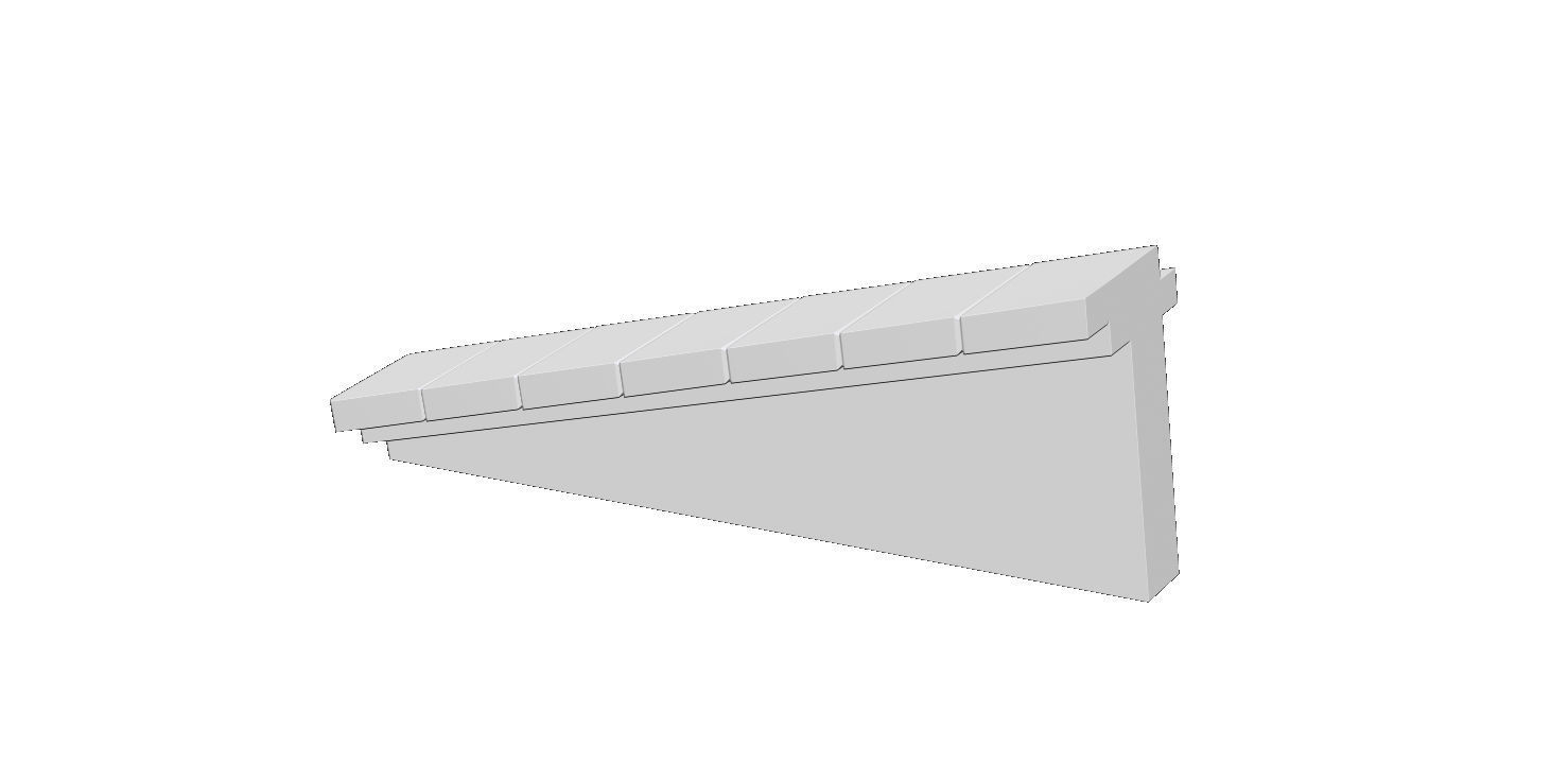 Greek temple modular 3D print model_43