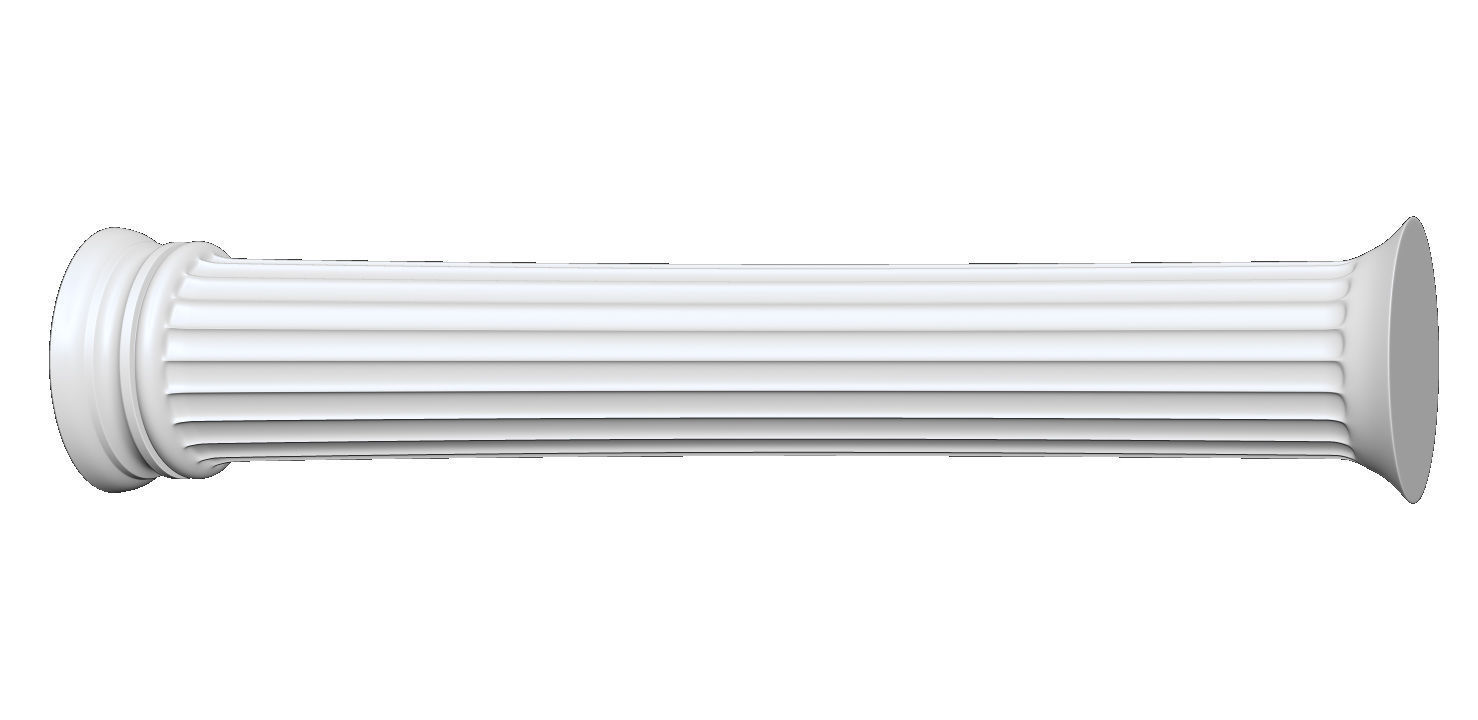 Greek temple modular 3D print model_33