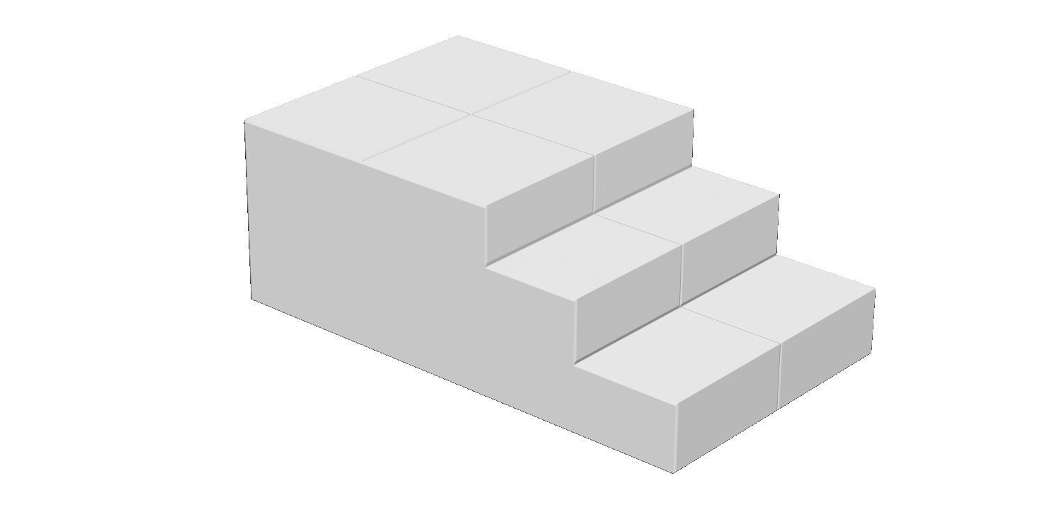 Greek temple modular 3D print model_52