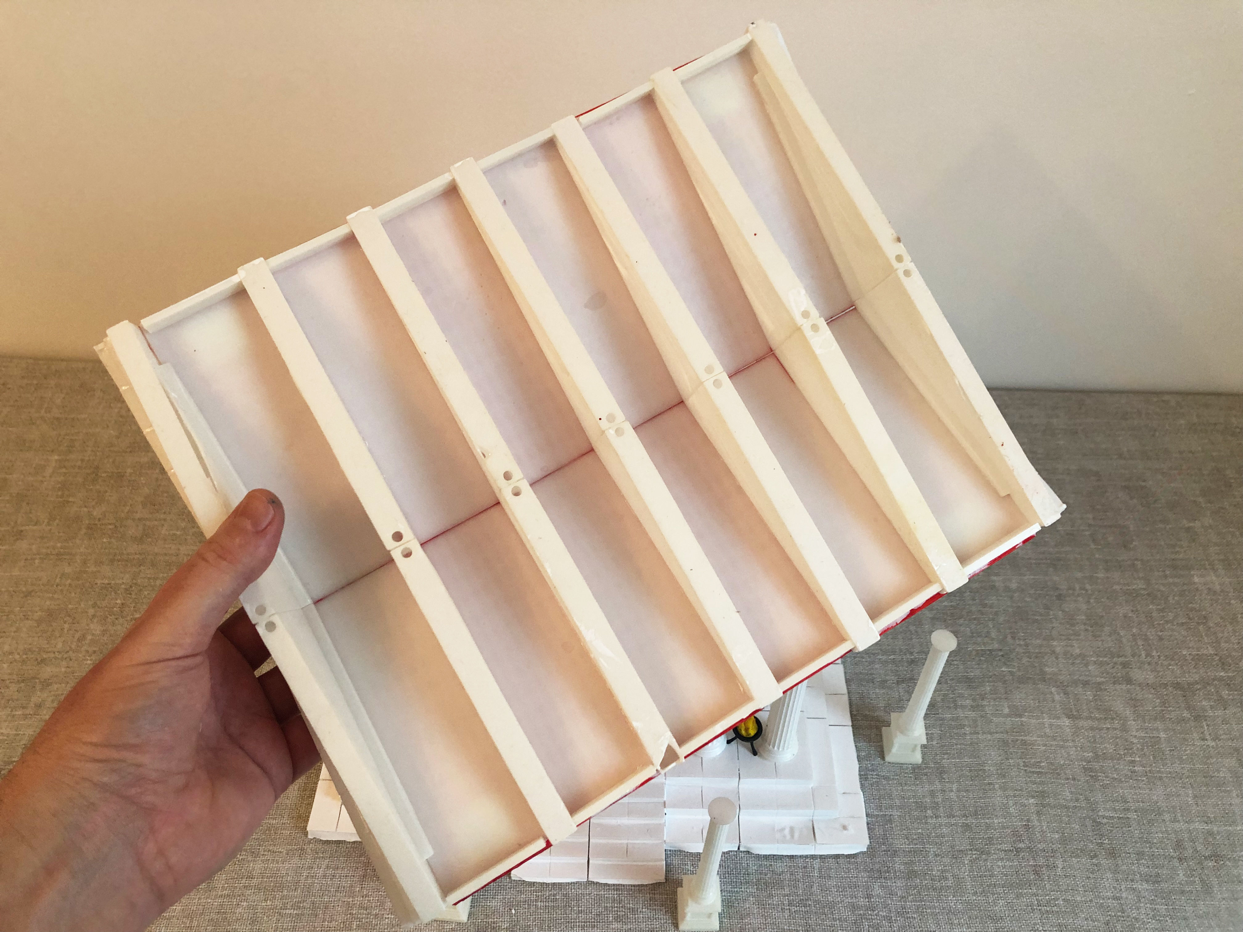 Greek temple modular 3D print model_14