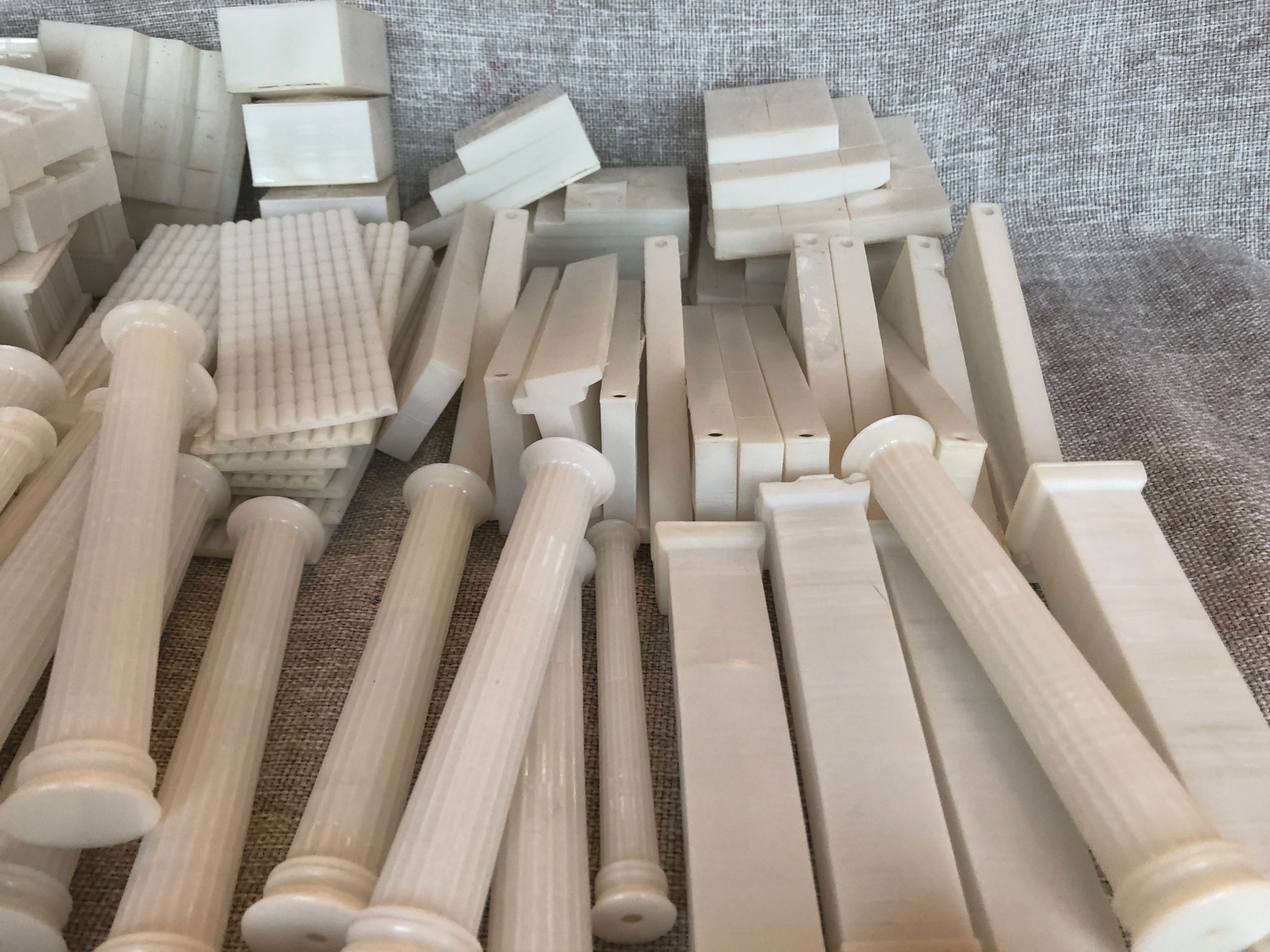 Greek temple modular 3D print model_30