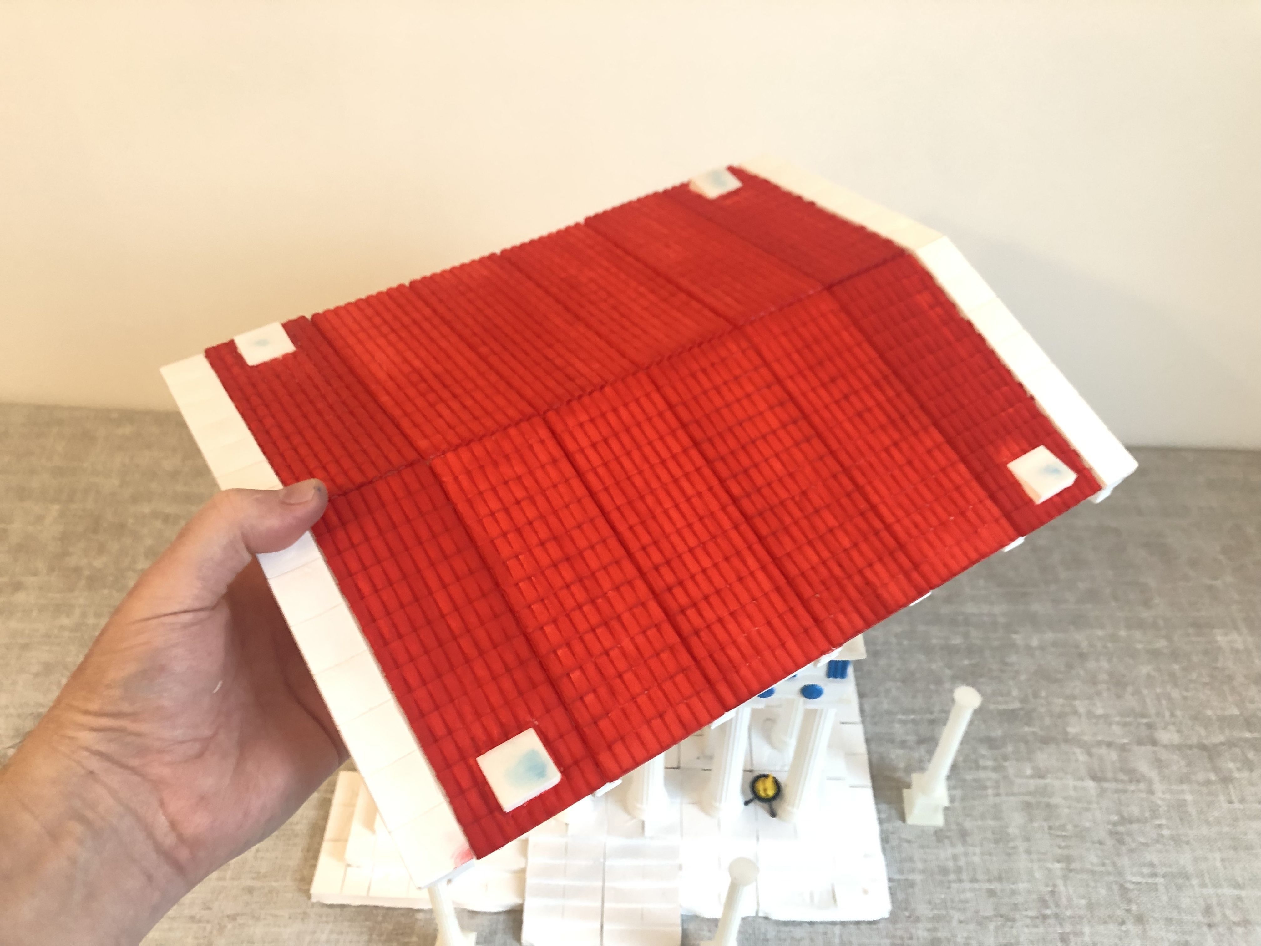 Greek temple modular 3D print model_12