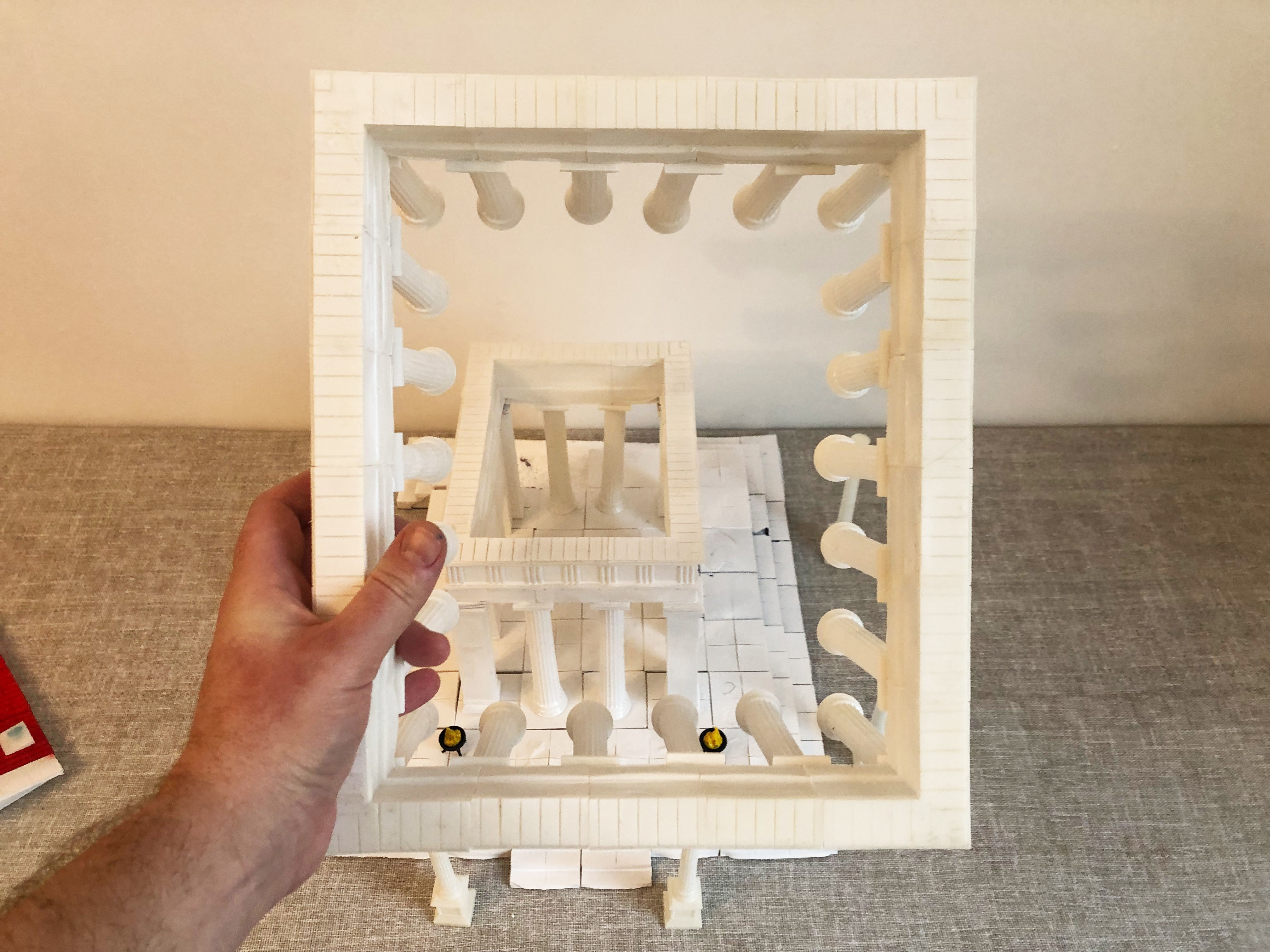 Greek temple modular 3D print model_17
