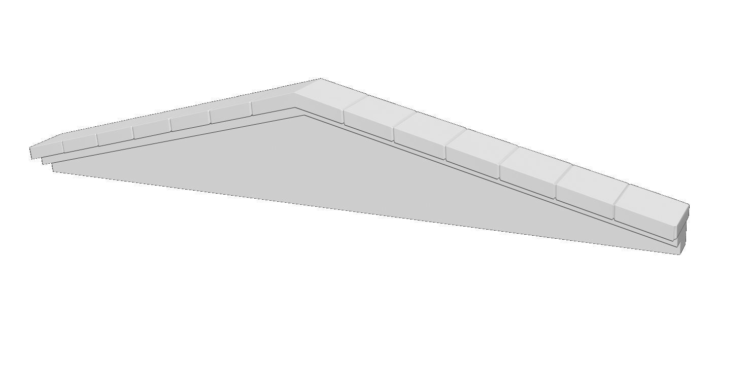 Greek temple modular 3D print model_45