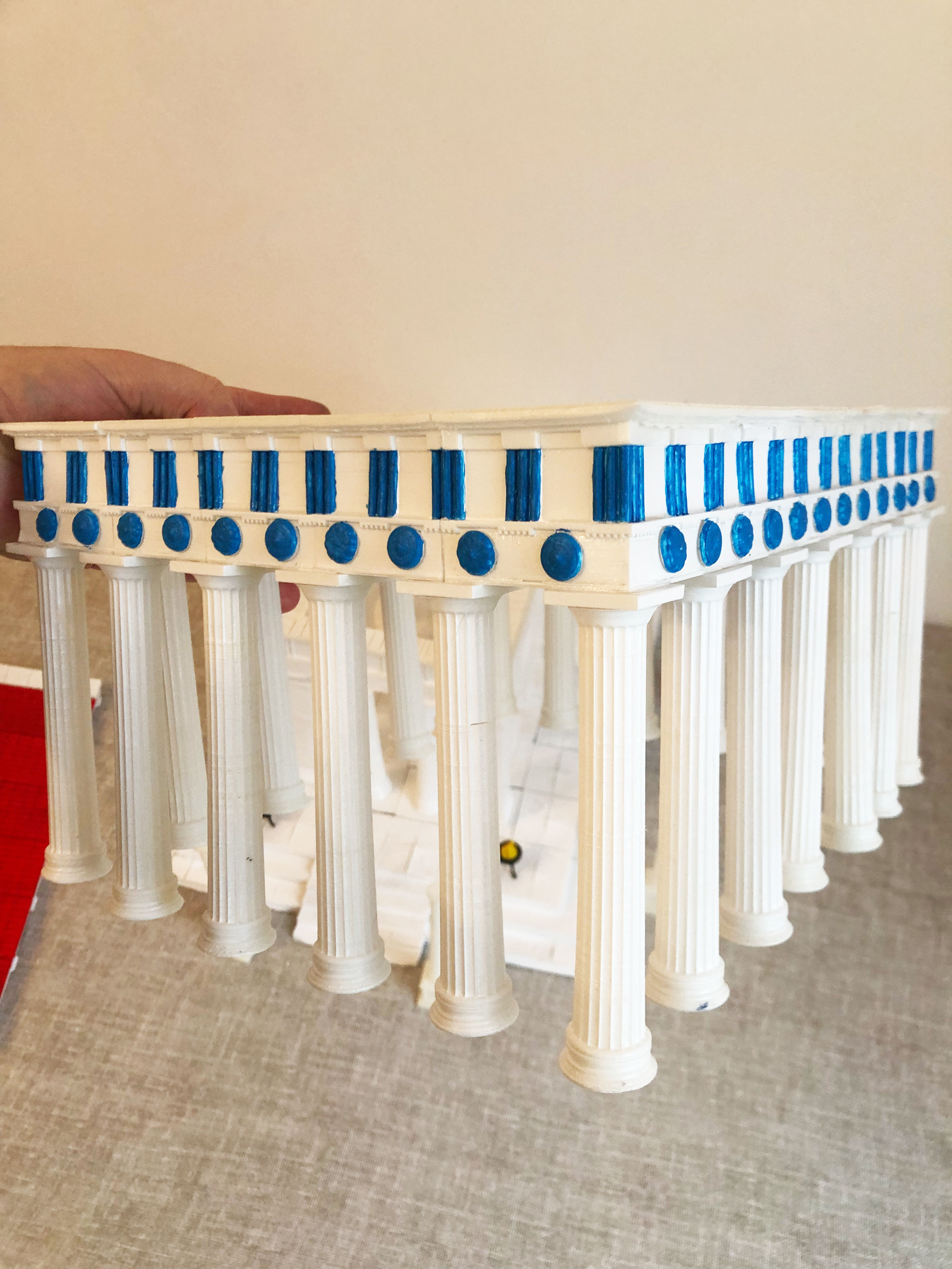 Greek temple modular 3D print model_10