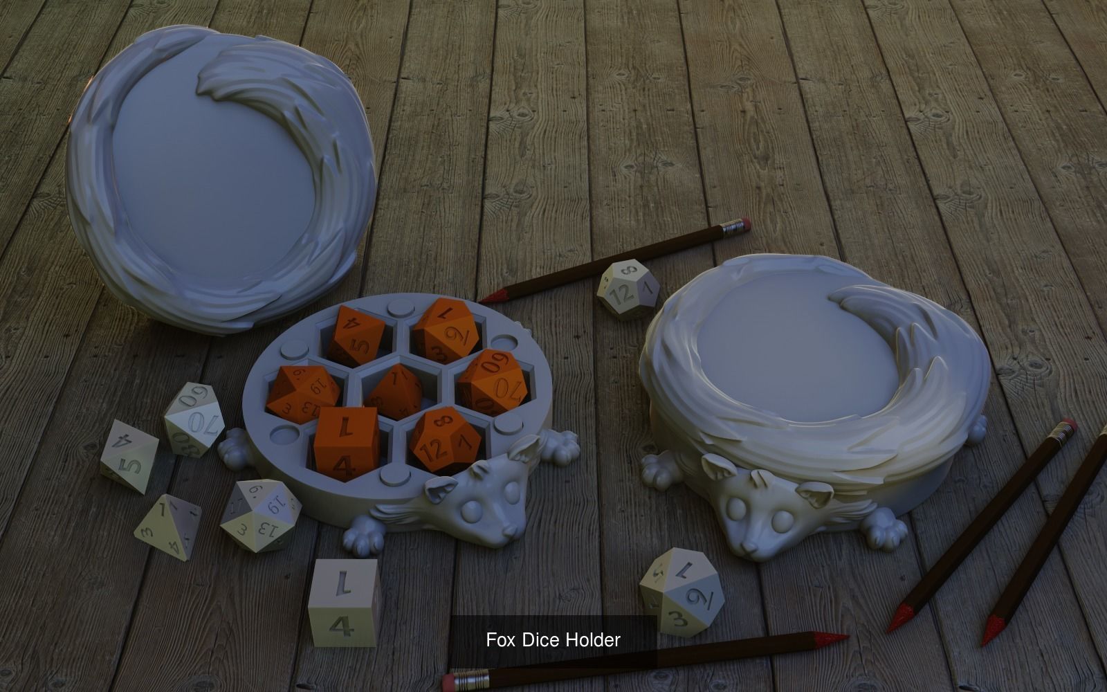 Dice holder Bundle 3D Model Collection_31