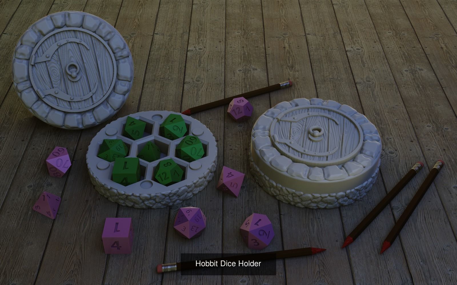 Dice holder Bundle 3D Model Collection_26