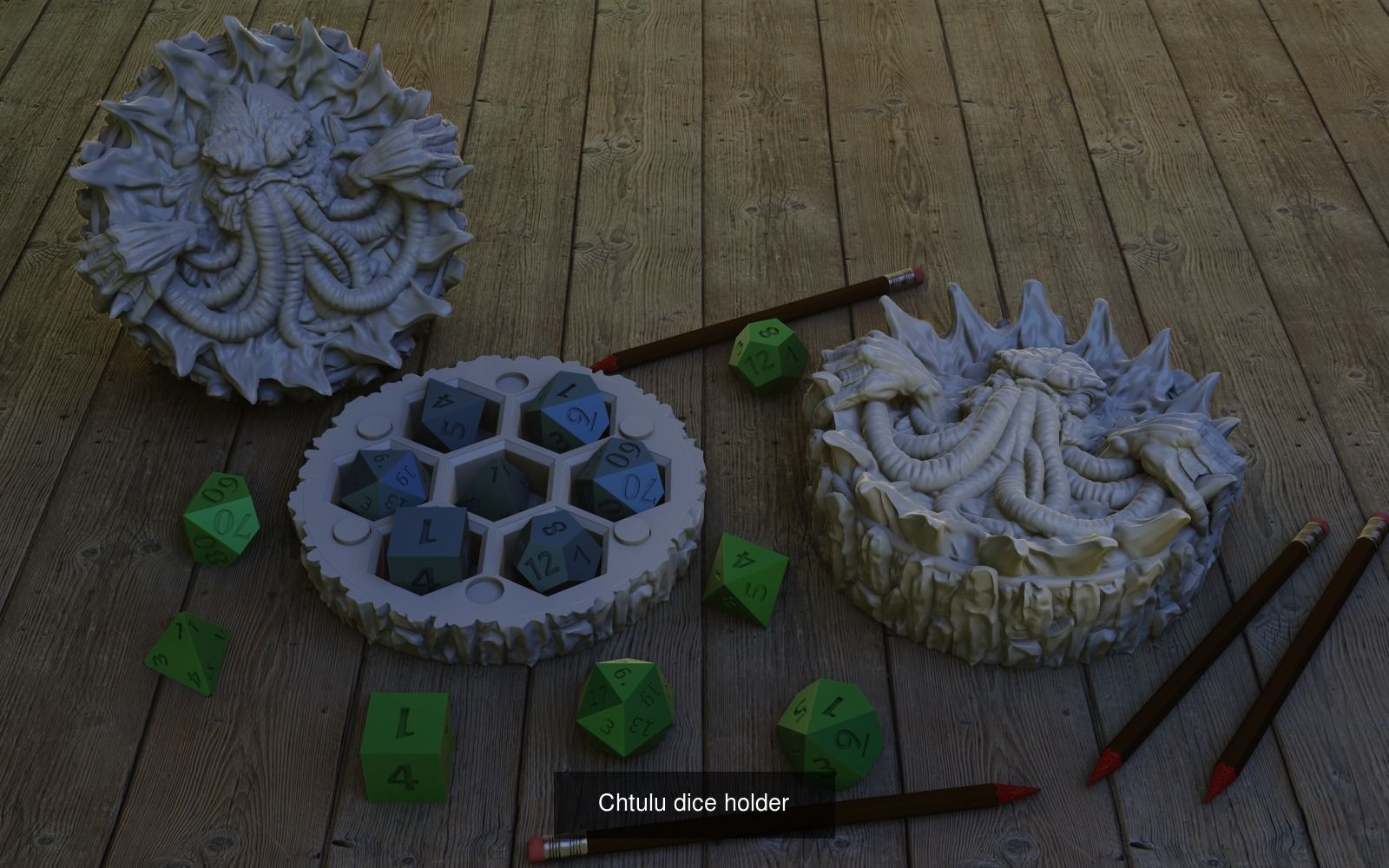 Dice holder Bundle 3D Model Collection_36