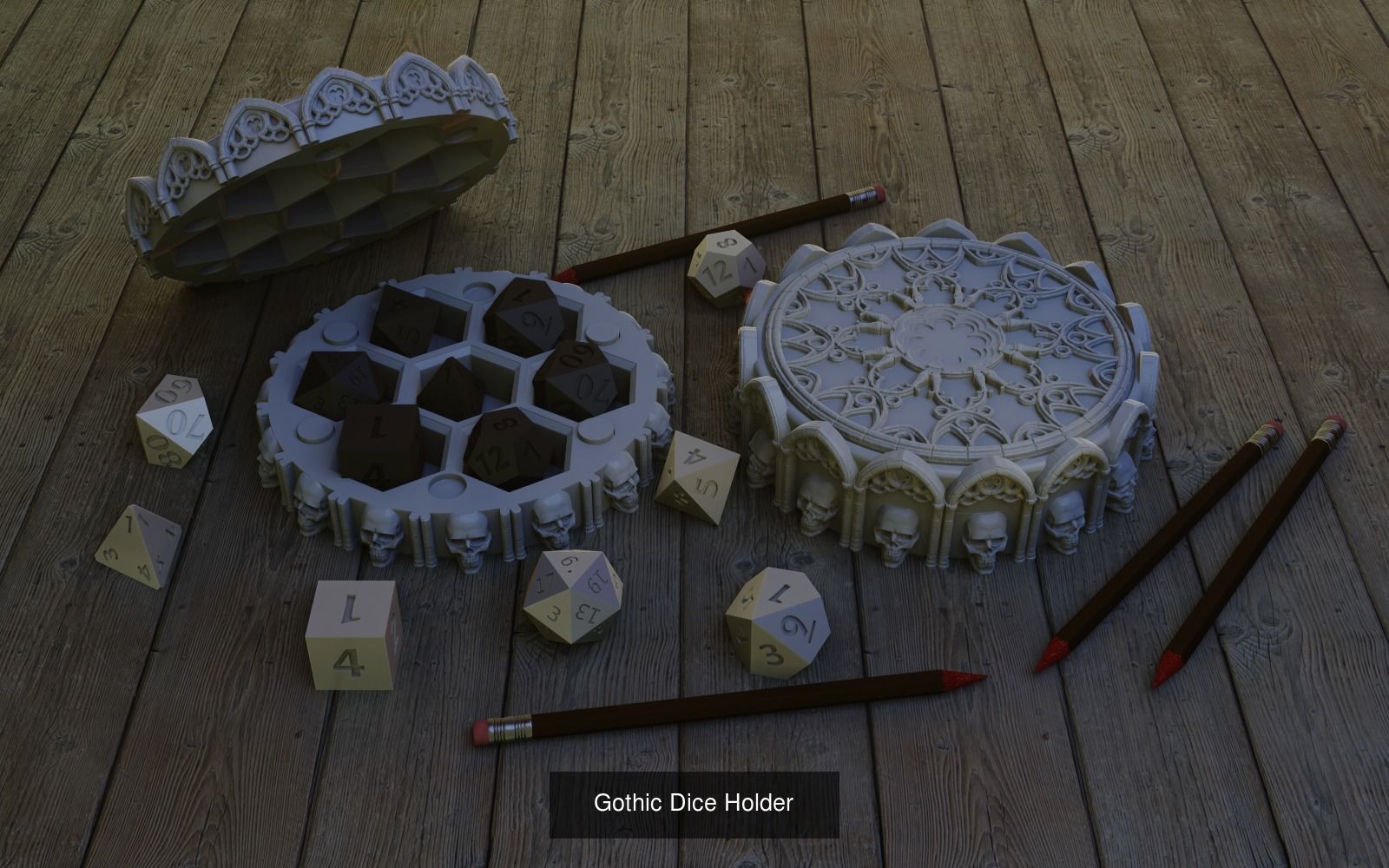 Dice holder Bundle 3D Model Collection_22