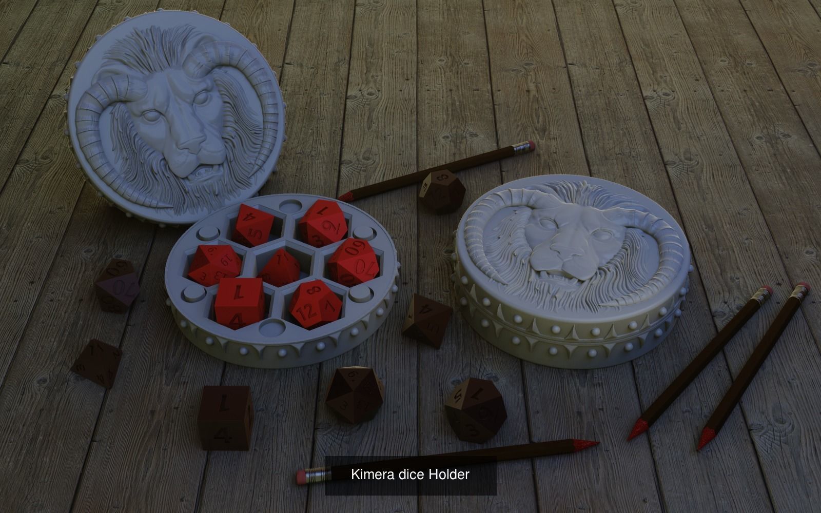 Dice holder Bundle 3D Model Collection_27