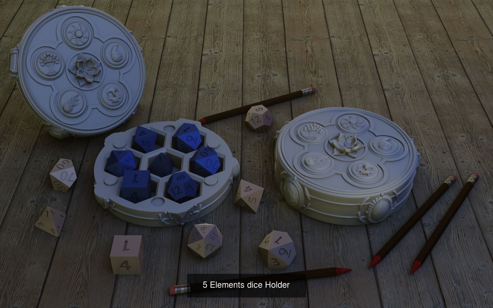 Dice holder Bundle 3D Model Collection_41