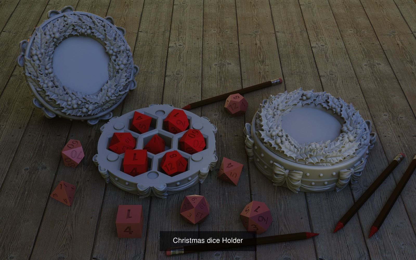 Dice holder Bundle 3D Model Collection_35