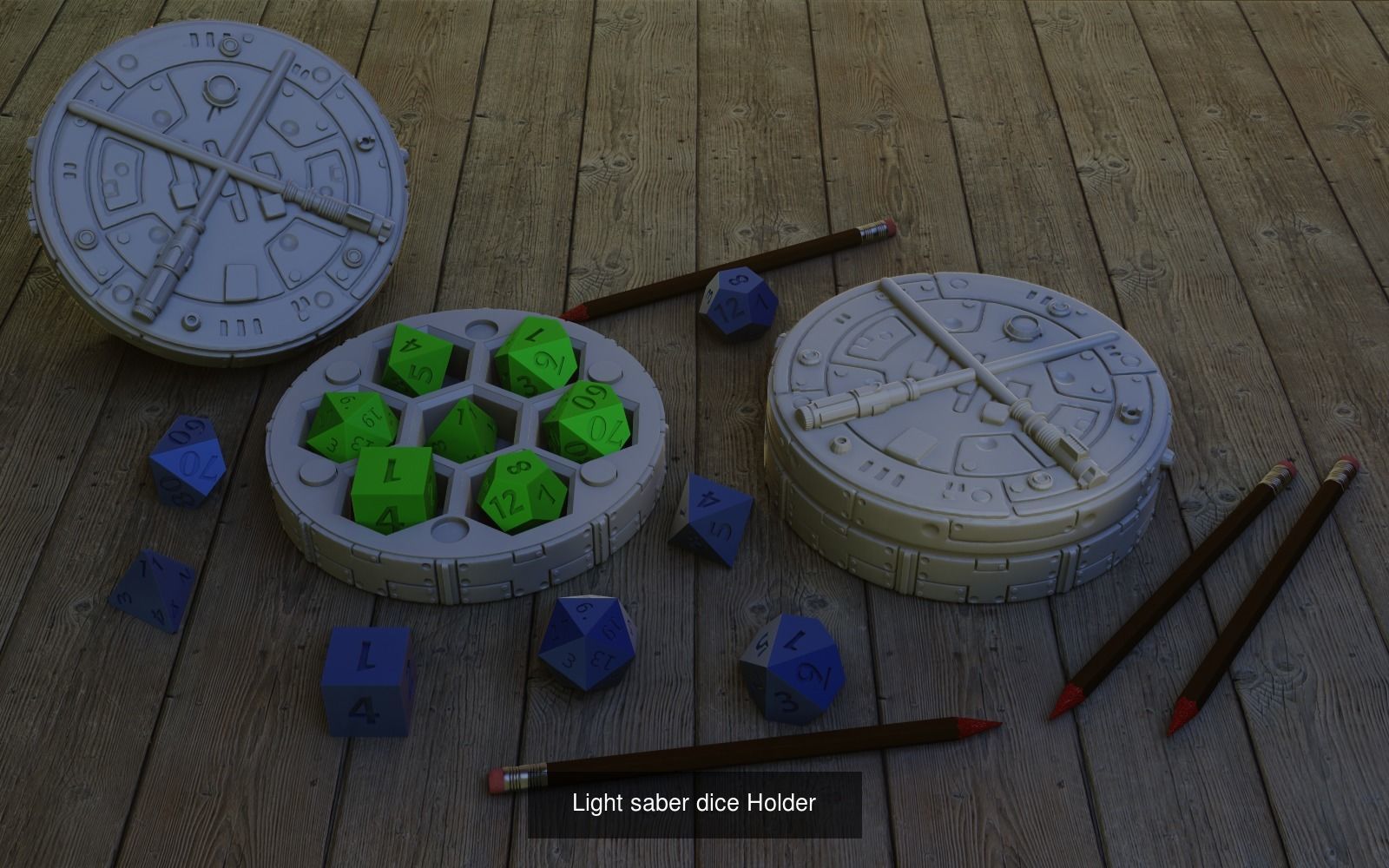 Dice holder Bundle 3D Model Collection_28