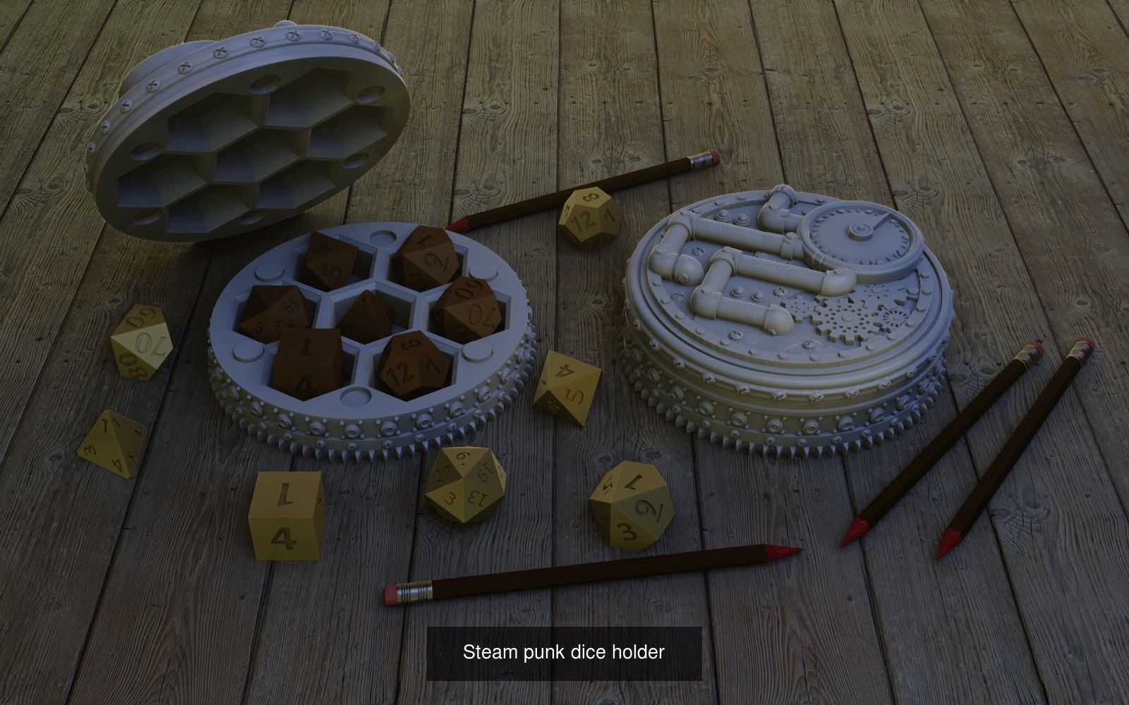 Dice holder Bundle 3D Model Collection_17