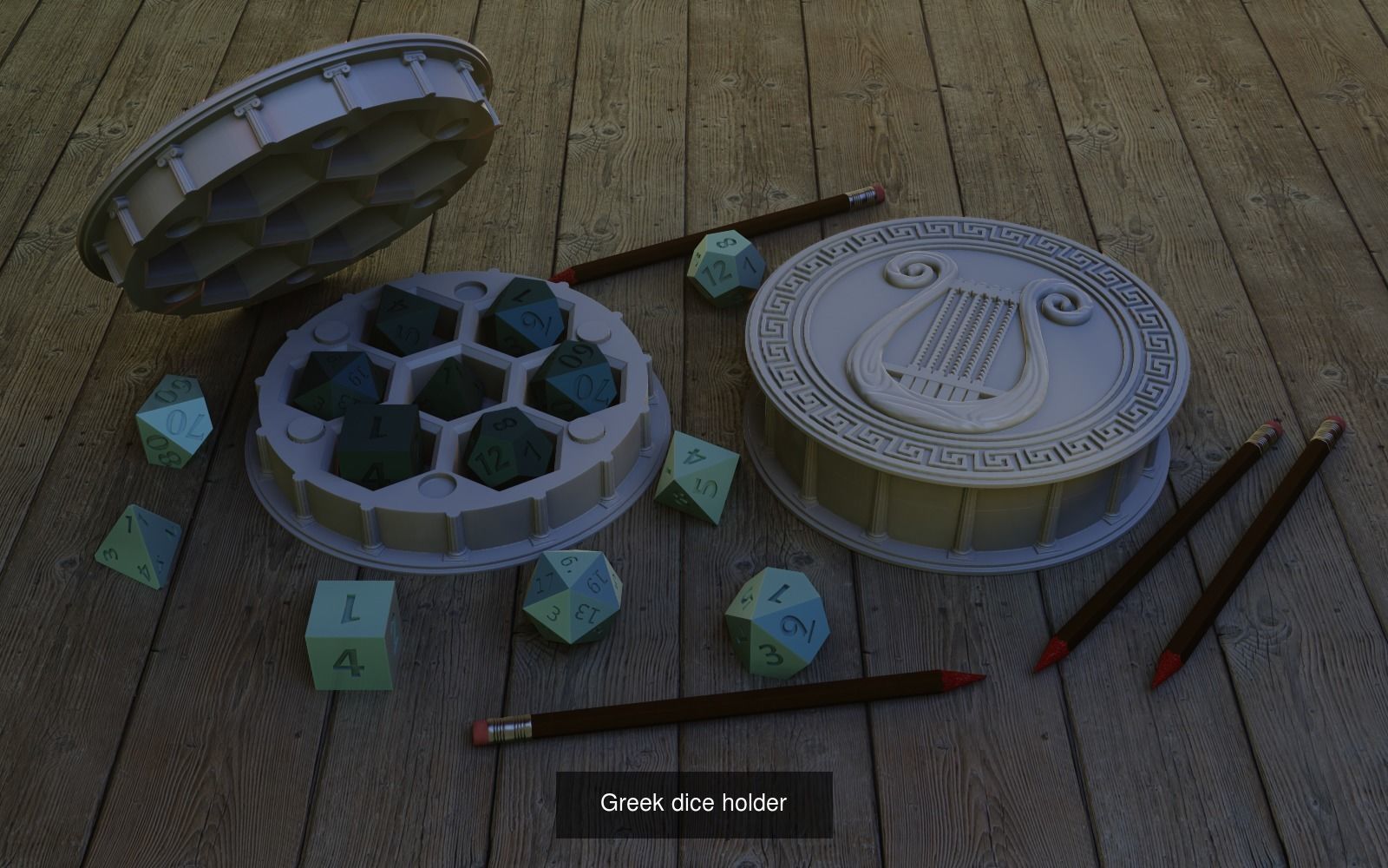 Dice holder Bundle 3D Model Collection_23
