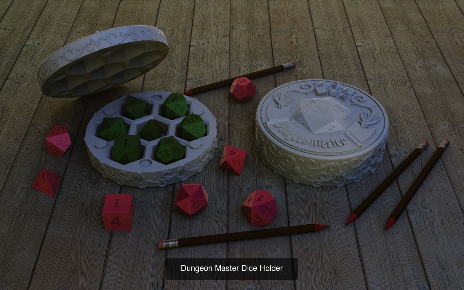 Dice holder Bundle 3D Model Collection_32