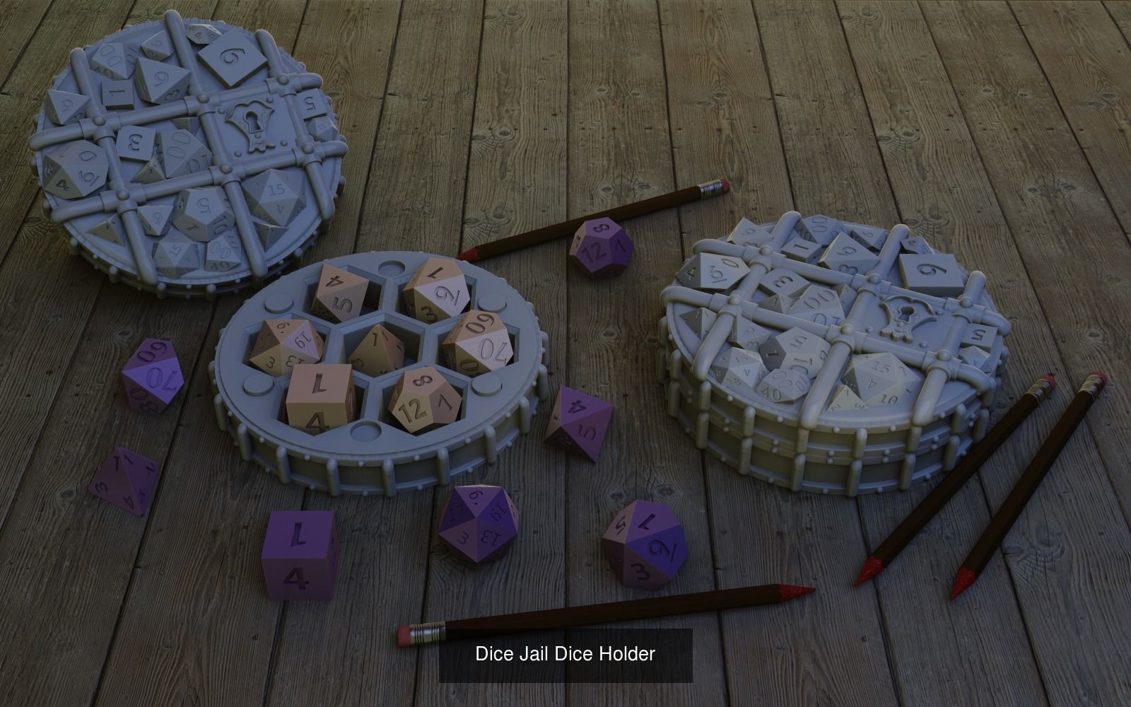 Dice holder Bundle 3D Model Collection_40