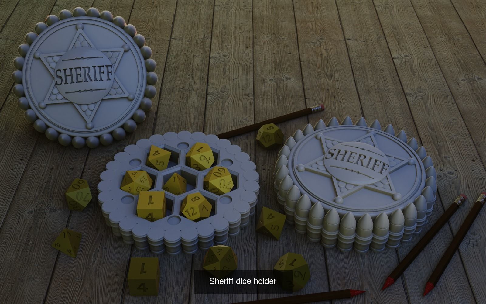 Dice holder Bundle 3D Model Collection_15