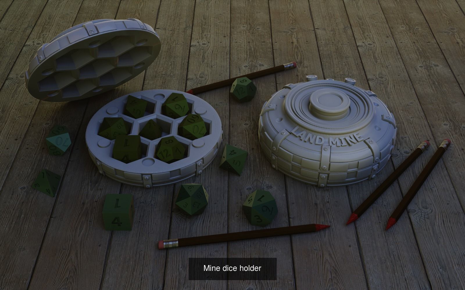 Dice holder Bundle 3D Model Collection_7