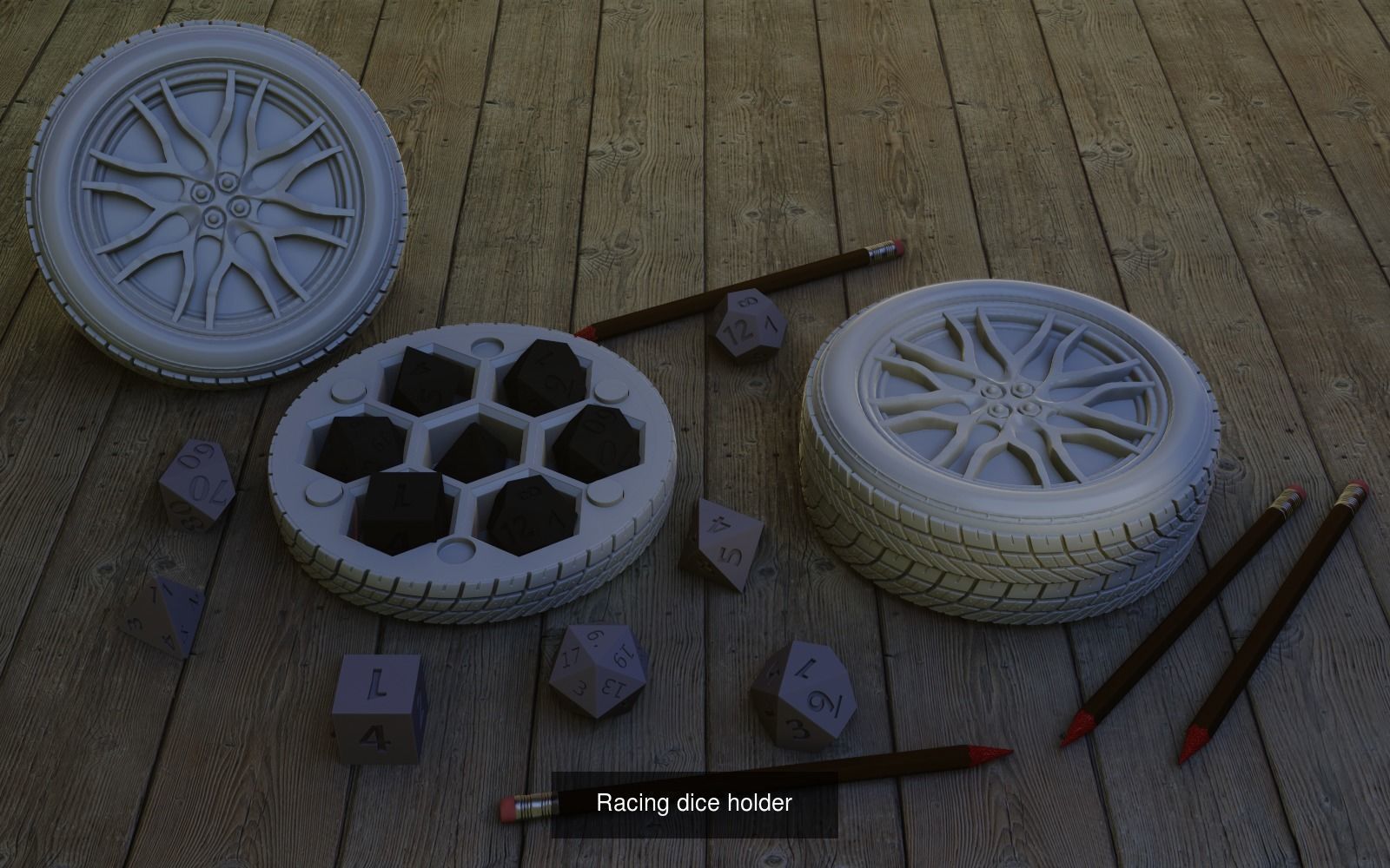 Dice holder Bundle 3D Model Collection_11