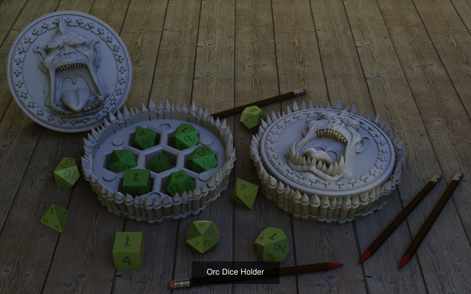 Dice holder Bundle 3D Model Collection_9