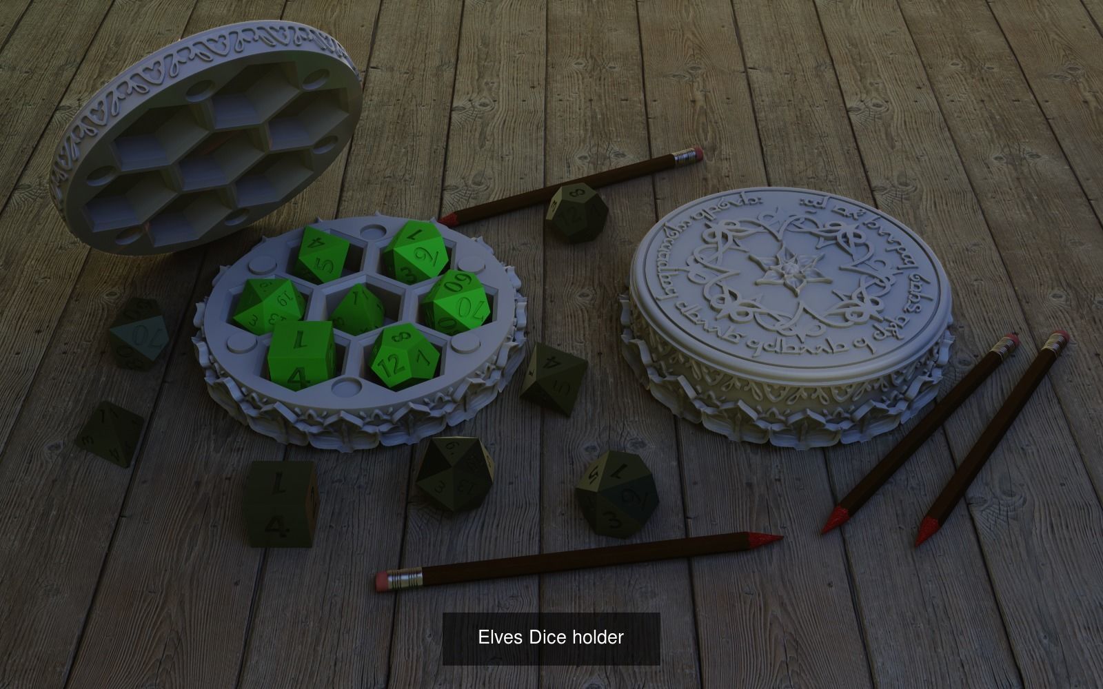 Dice holder Bundle 3D Model Collection_30