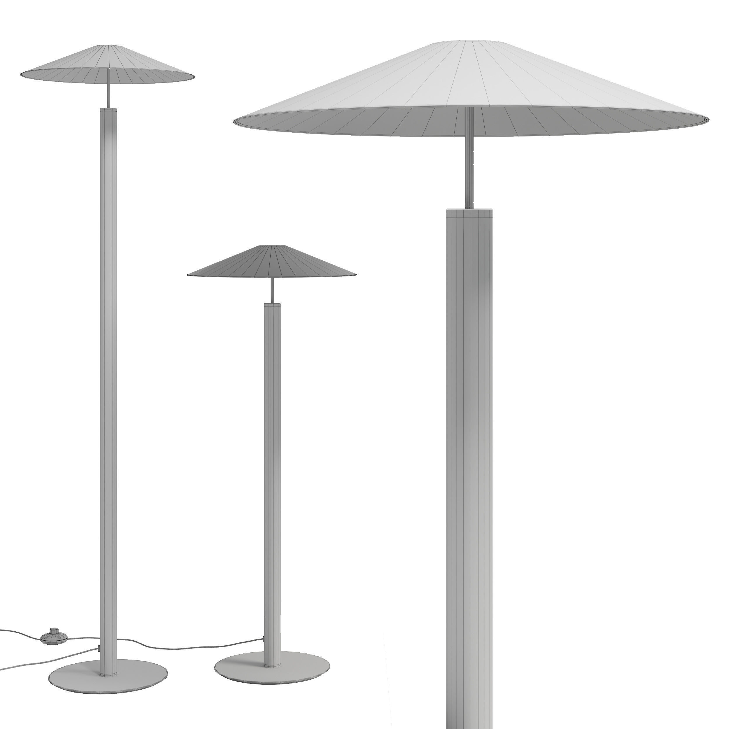 lEDS C4 HlLED FLOOR LIGHT Low-poly 3D model_4