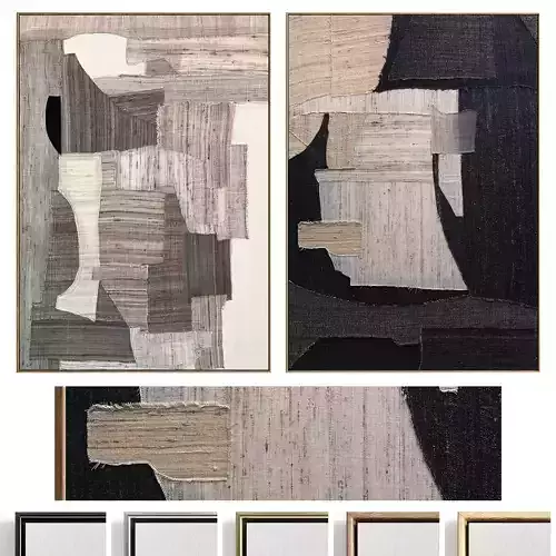 Plaster Two Photo Frame 518