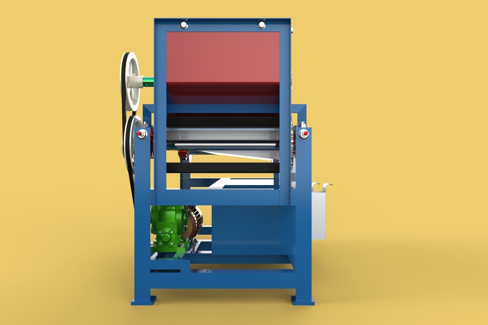 AUTOMATIC SCREW BOLT SORTING CONVEYOR MACHINE 3D model_3