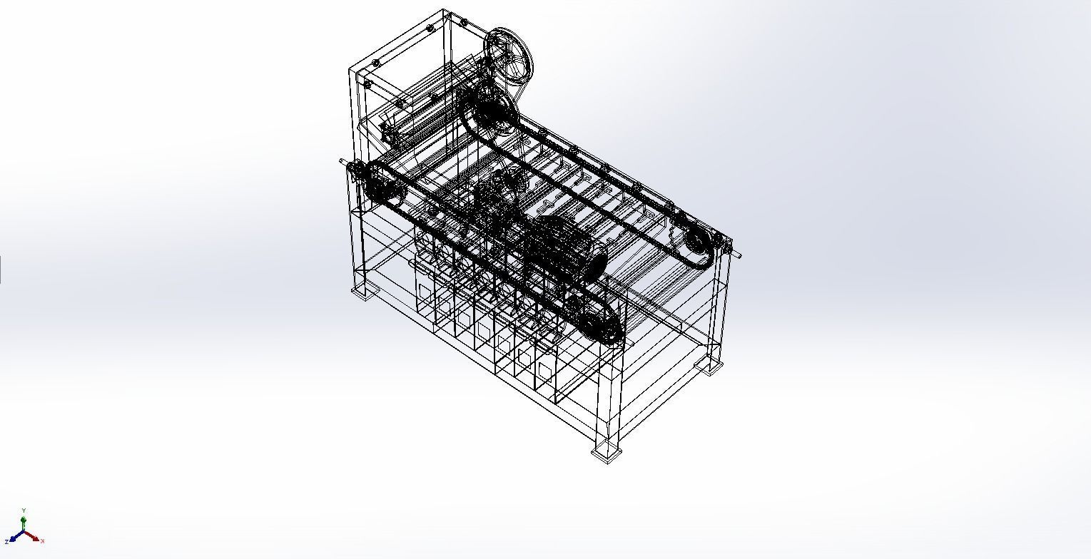 AUTOMATIC SCREW BOLT SORTING CONVEYOR MACHINE 3D model_15