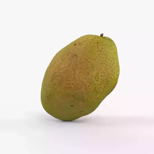 Photorealistic 3D scan of pear