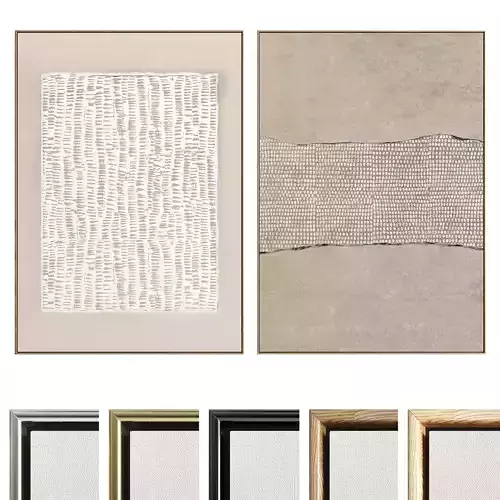 Plaster Two Photo Frame 522