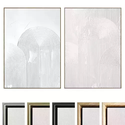 Plaster Two Photo Frame 524