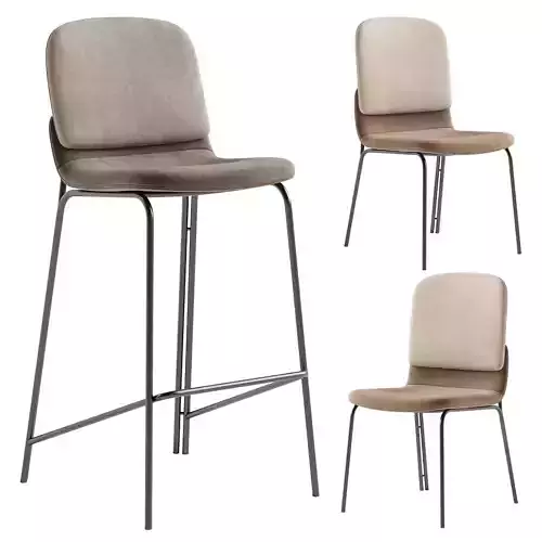 Duet Stool and Duet Chair