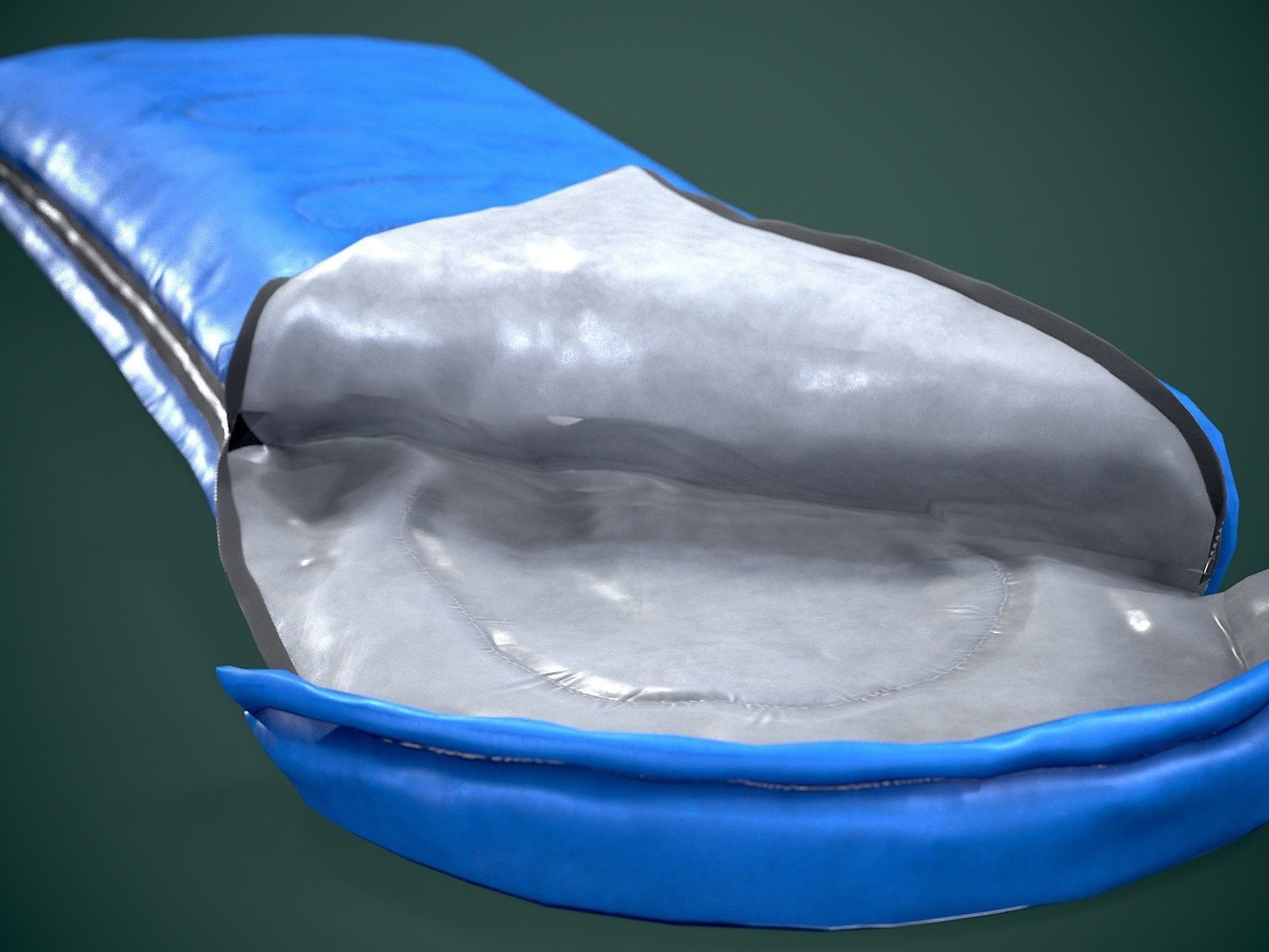 Sleeping Bag Low-poly 3D model_11