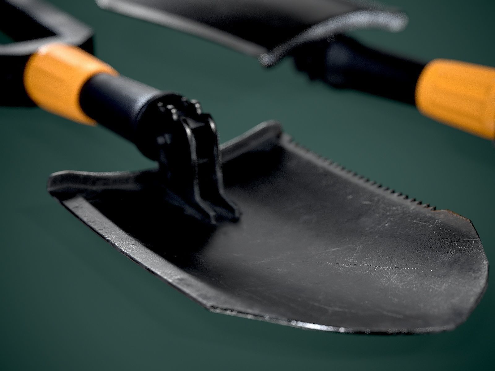 Shovel Low-poly 3D model_13