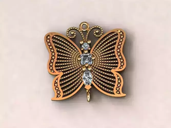 Butterfly pendant 4