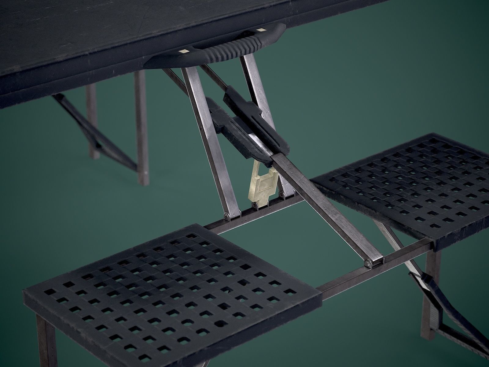 Seat Table Low-poly 3D model_12