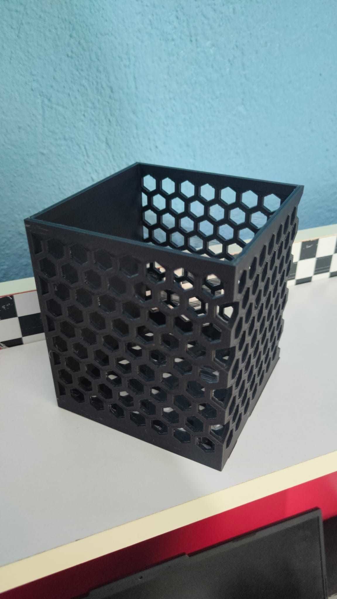 Kitchen Utensils Drying Basket Box 3D print model_2
