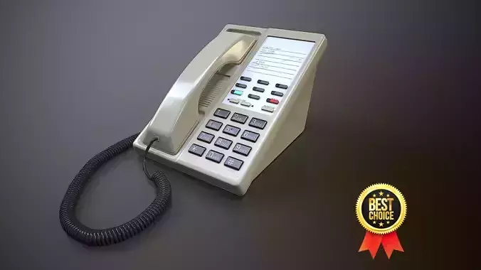 Office Basic Telephone white color