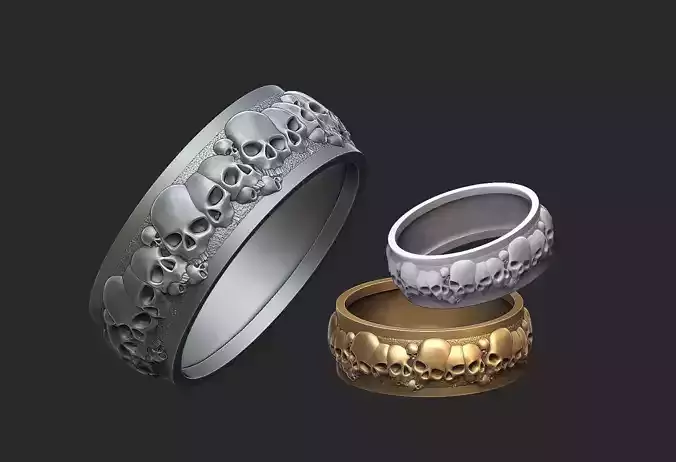 ring with skulls 