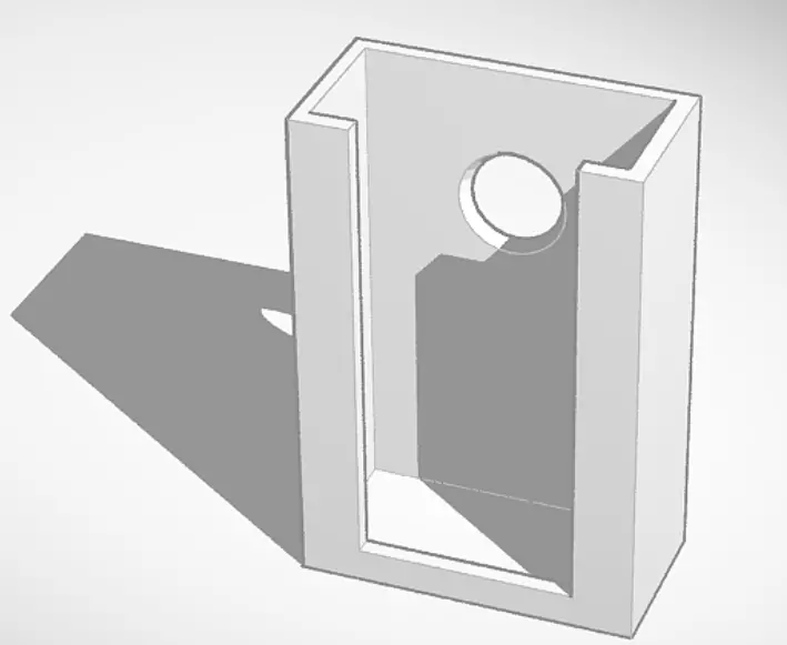 Remote control holder 3D print model_0