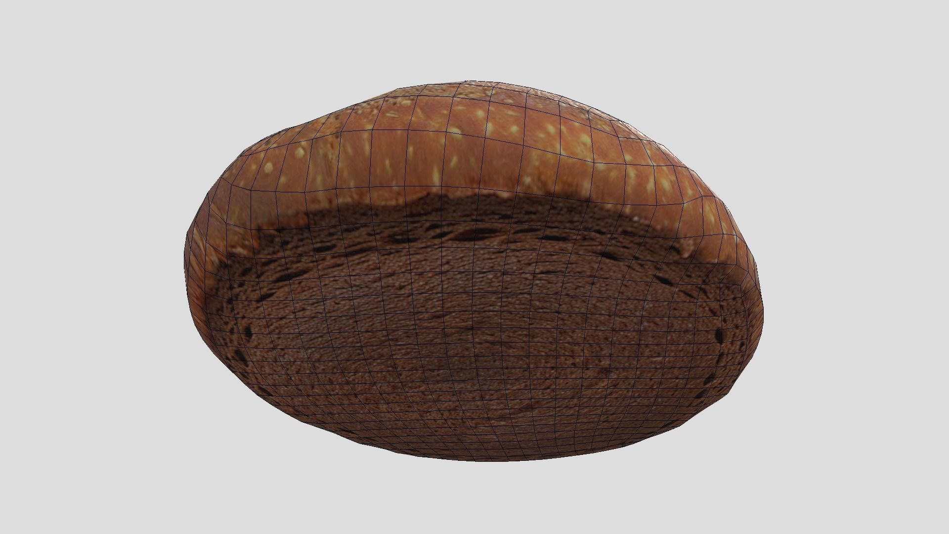 Rye Bread 3 Low-poly 3D model_8