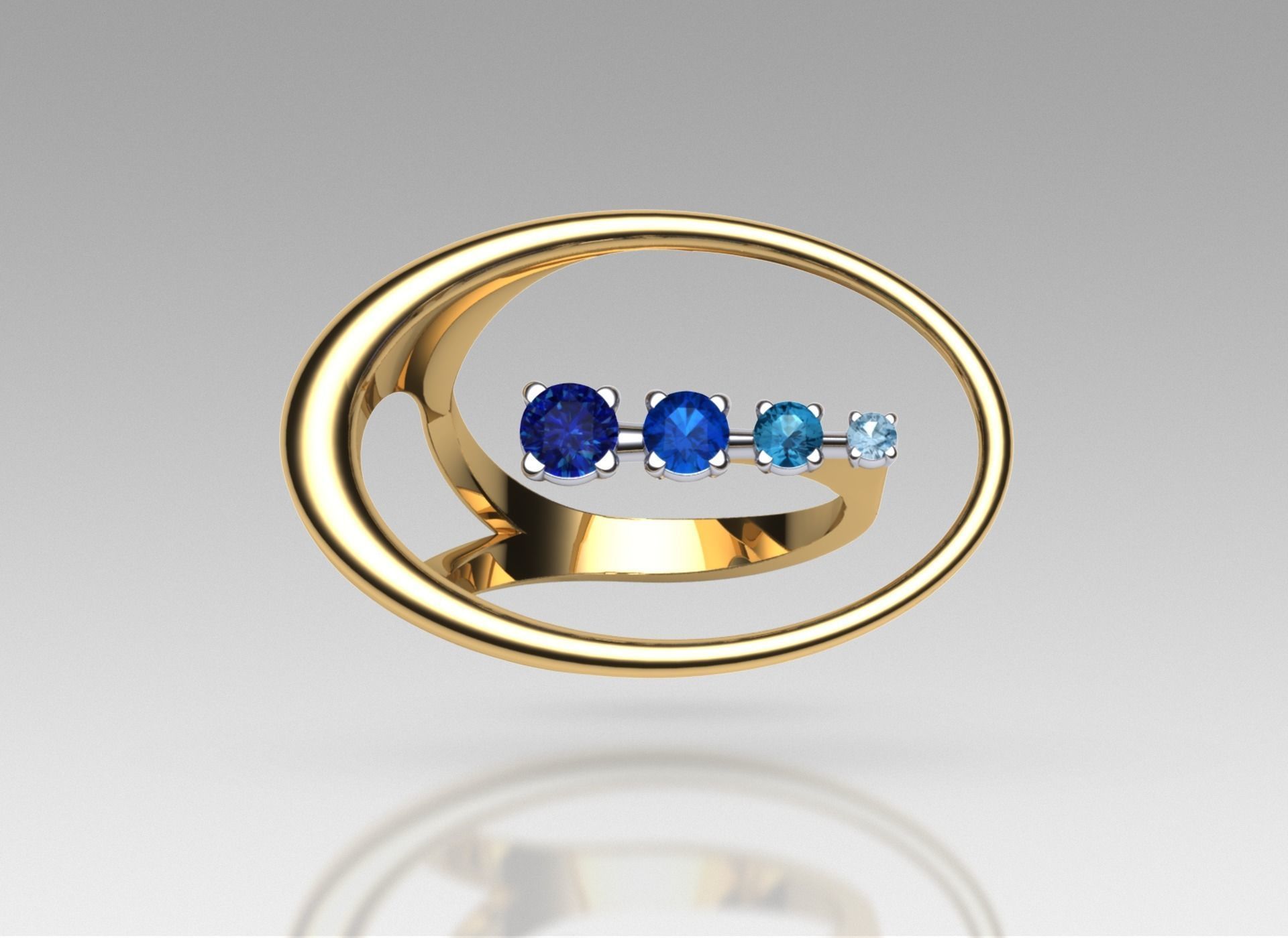 Rhythm Ring P-01-371-170 3D print model_3