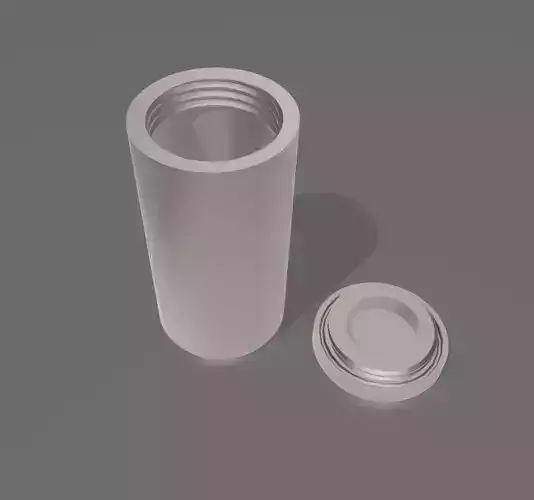 Recipiente cilindrico para dinero 3D print model