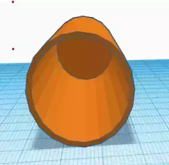 Inkless pen tube with hole