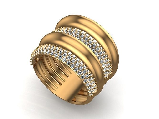 Rings 3D print model
